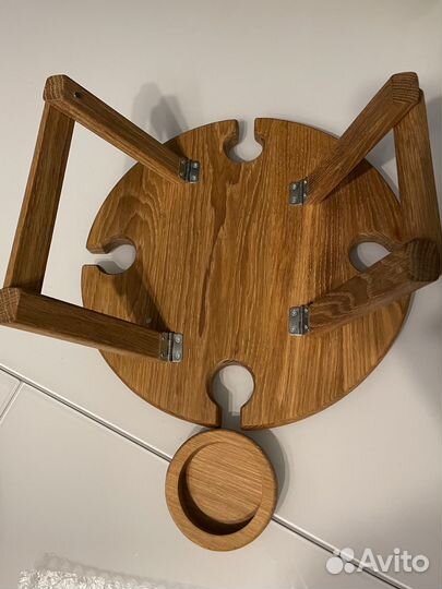 Столик поднос из дерева сырная тарелка Туки Тук