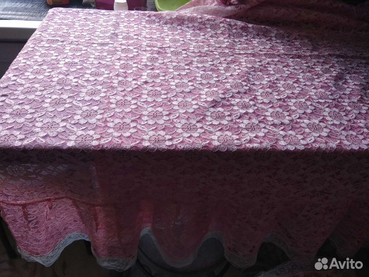 Покрывало,скатерть гипюр