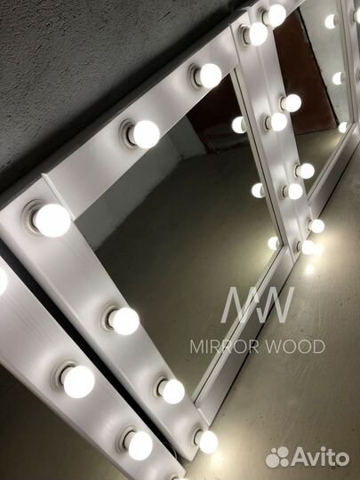 Гримерное зеркало с подсветкой