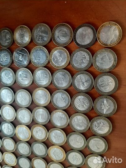 10 рублей биметалл города регионы министерства