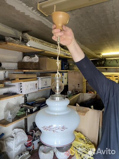 Люстра потолочная бу