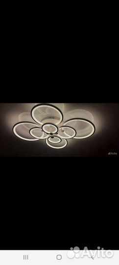 Люстра светодиодная с пультом