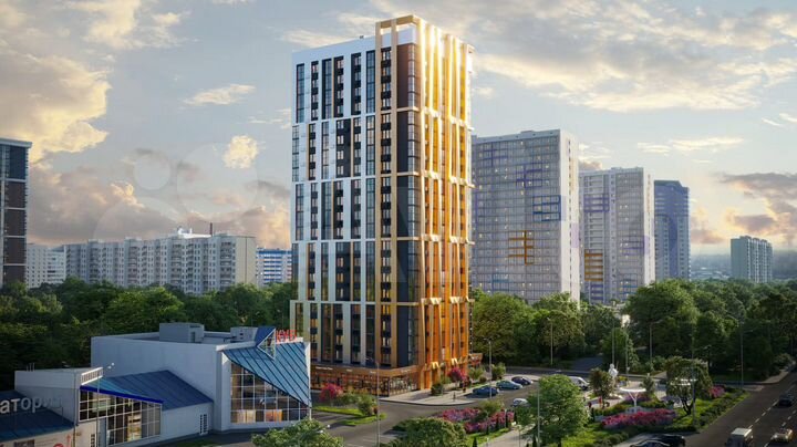 2-к. квартира, 73,8 м², 3/21 эт.