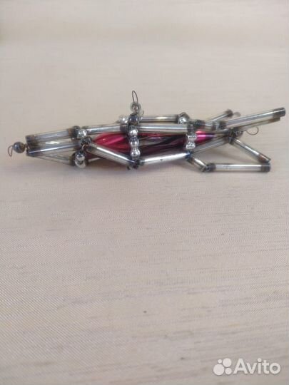 Ёлочные игрушки стеклярус СССР