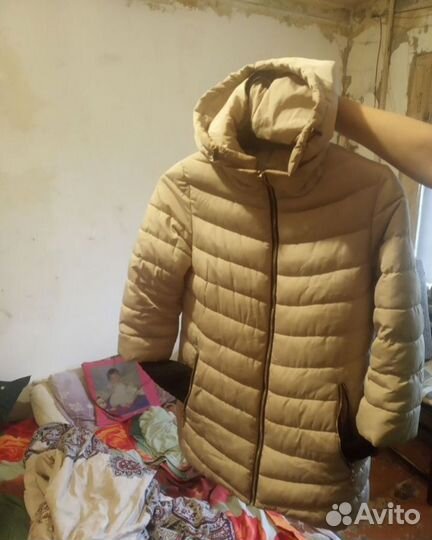 Стеганое пальто