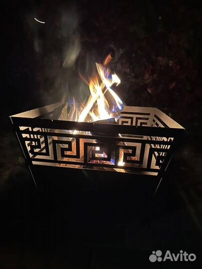 Костровая чаша с крышкой