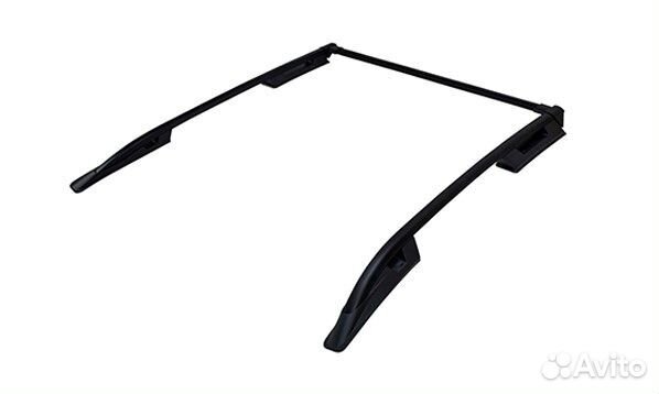 Рейлинги продольные на крышу VW amarok 2010+ черны
