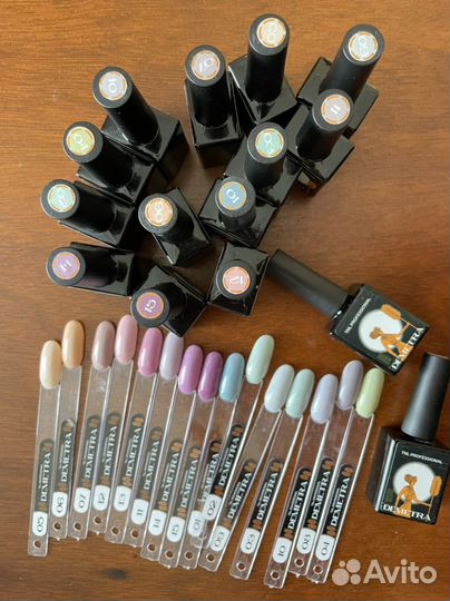 Гель лаки для ногтей маникюрный набор