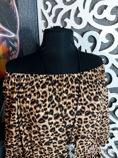 Платья хлопок единый размер до 58