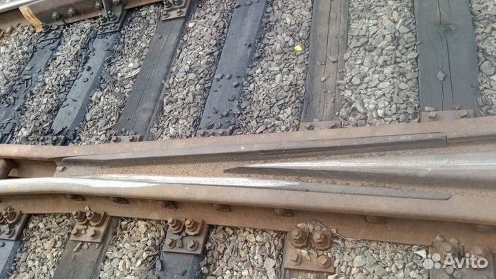 Стрелочный перевод 1/9 на деревянных шпалах б/у