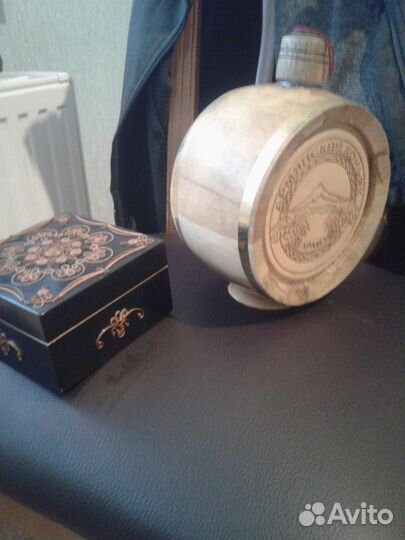Шкатулка и бочонок для коньяка