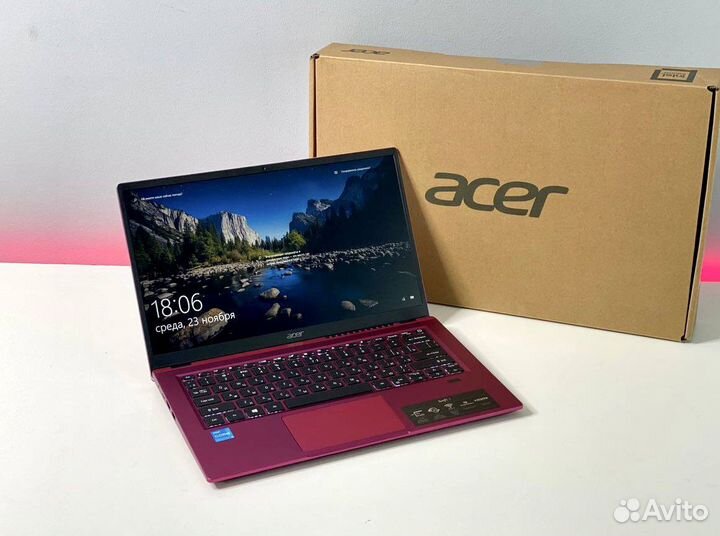 Новый Acer Swift 14”IPS 8g озу SSD металл