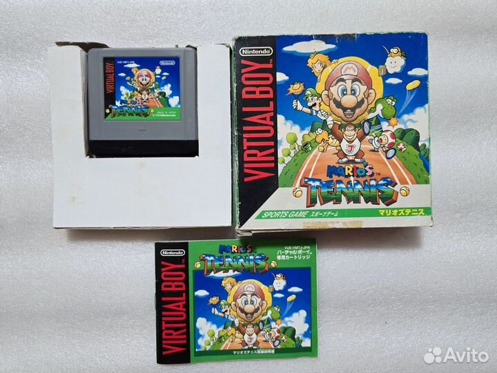 Mario l tennis картридж virtual boy