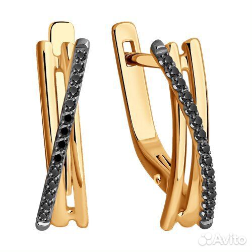 Серьги Diamant из золота, 51-220-01895-3