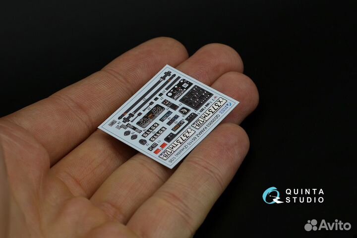 QD35053 1/35 3D Декаль интерьера кабины камаз 651