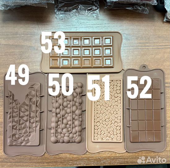 Формы силиконовые для шоколада, леденцов, пирожных