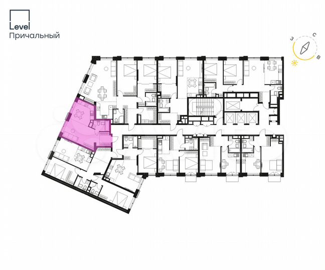 Квартира-студия, 35,1 м², 10/32 эт.
