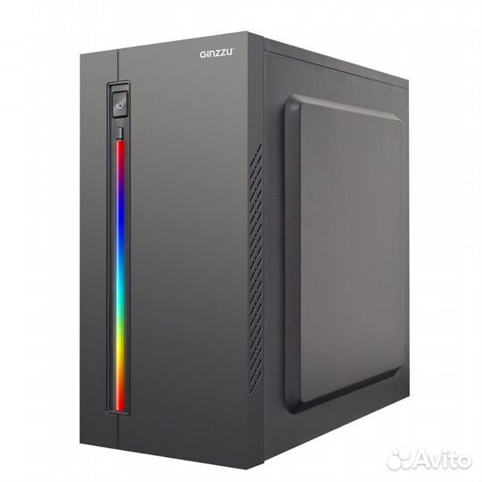 Новый корпус Ginzzu D370 RGB Window Гарантия