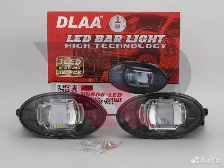 Туманки Honda Fit / Fit Shuttle / Accord LED dlaa