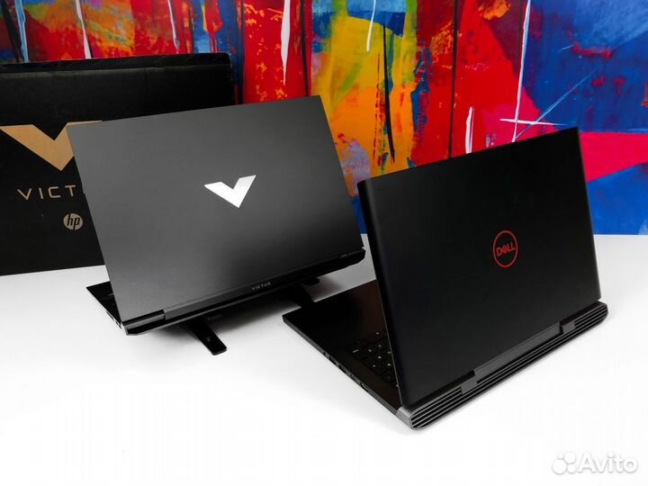 Ультрамощные игровые ноутбуки HP Victus, Dell