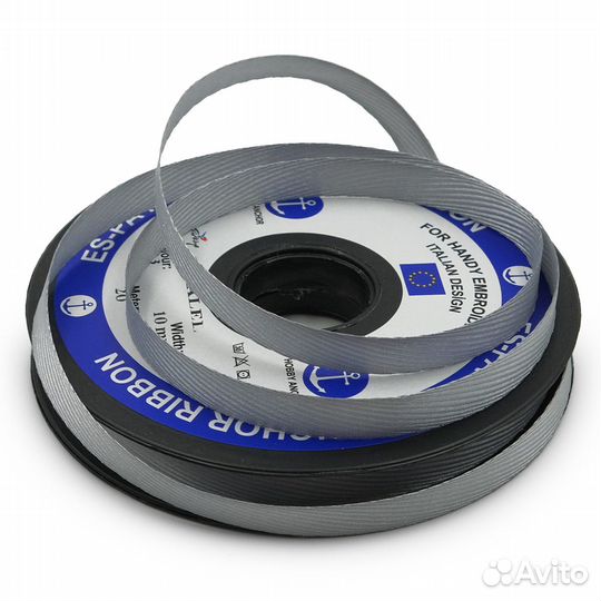 Лента декоративная 10мм*20м (43 светло-серый), 20