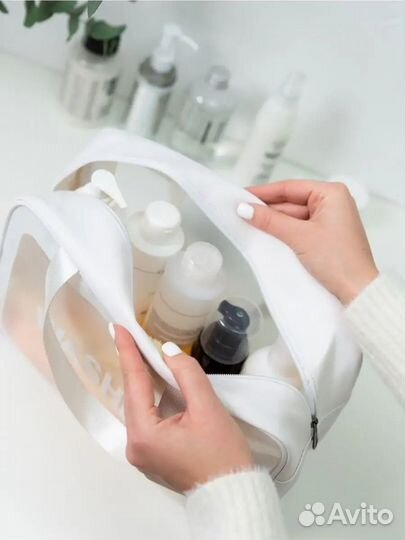 Косметичка прозрачная дорожная для косметики