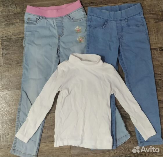 Вещи пакетом на девочку 104-110