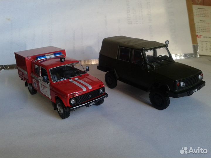 Легковые автомобили (автолегенды СССР) 1/43