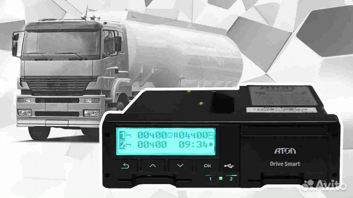 Тахограф Меркурий та-001 с чипом нкм.Под ключ