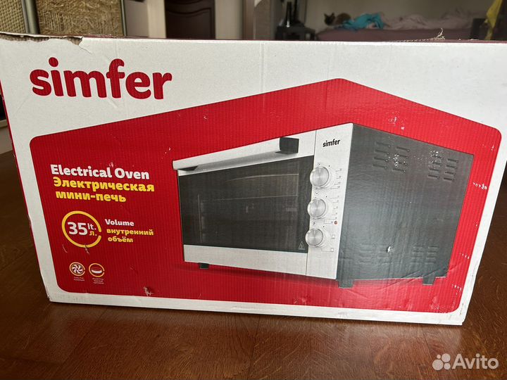 Электрическая мини печь духовка