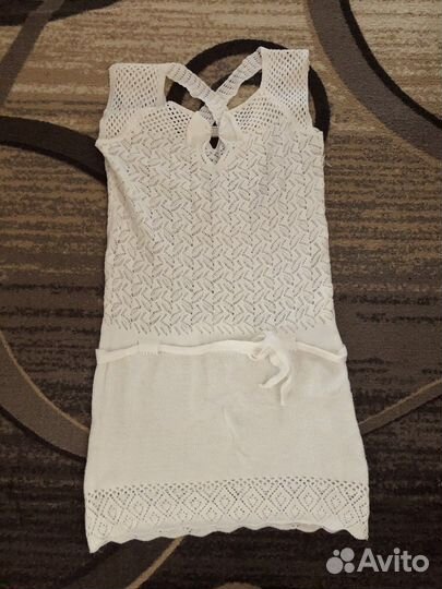 Вязаное платье