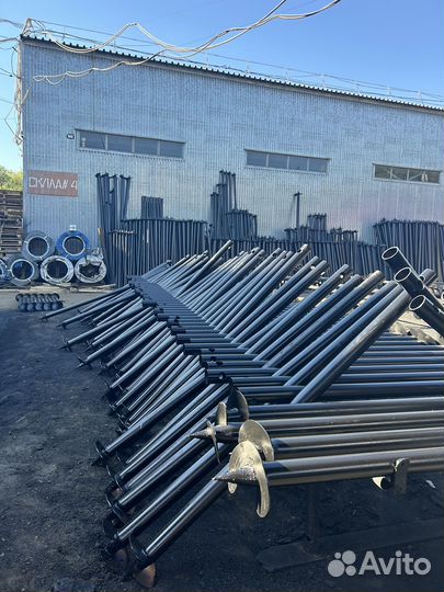 Винтовые сваи под ключ установка