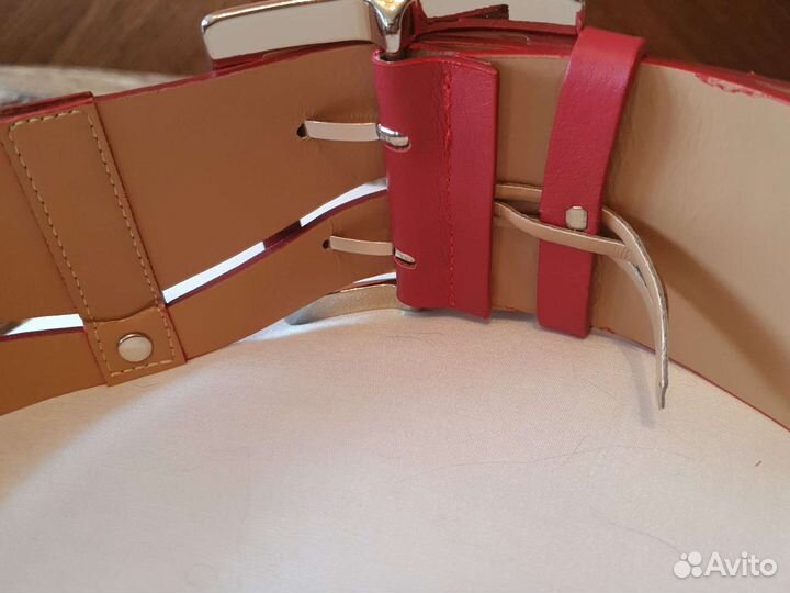 Ремень кожаный Италия женский новый