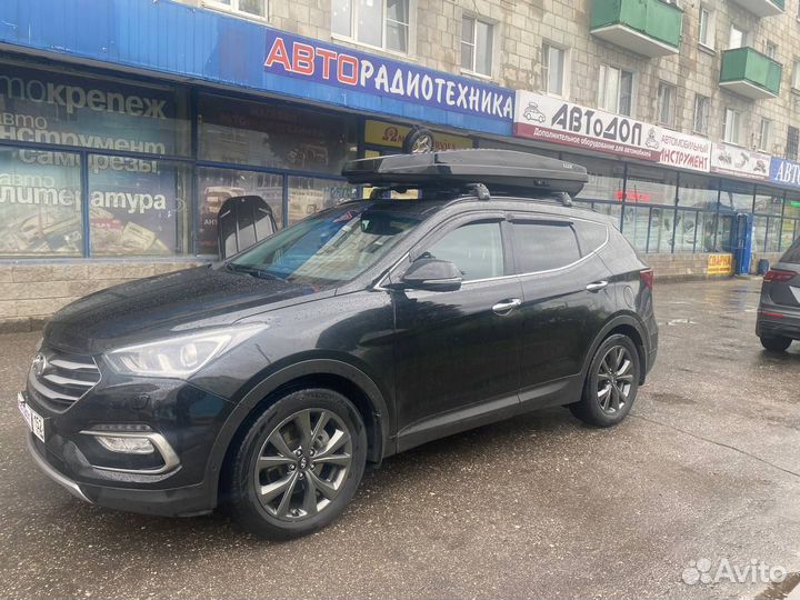 Бокс на крышу Lux Major 460 Hyundai Santa Fe 2012