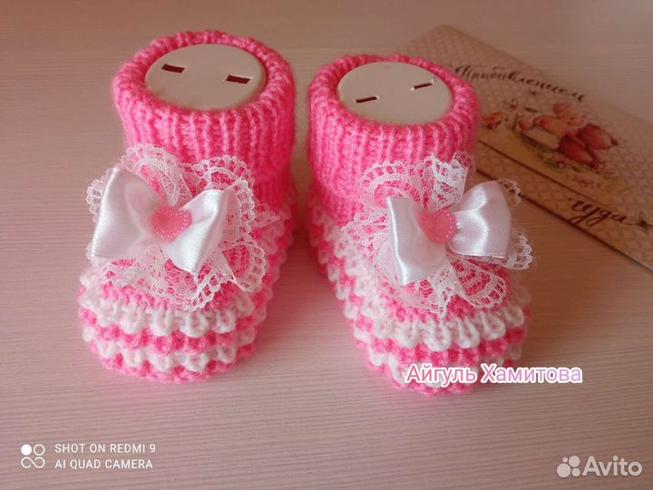 Пинетки для девочки