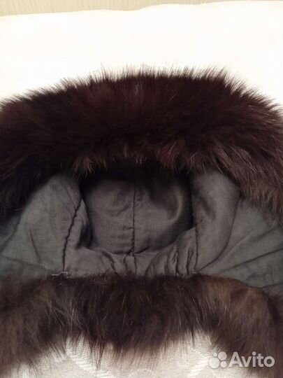 Шапка из песца женская