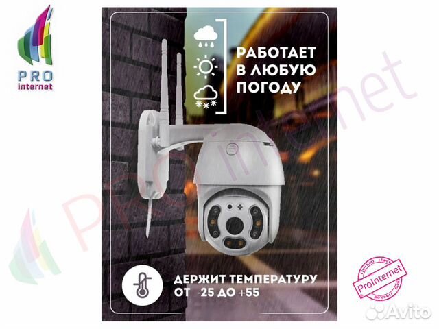 Камера видеонаблюдения WiFi удаленный доступ PTZ