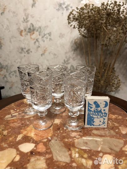 Стопки хрустальные СССР