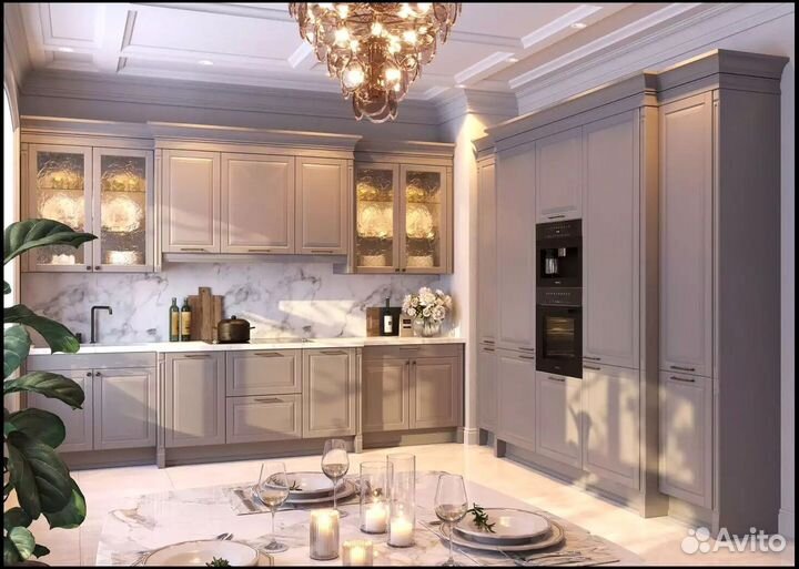 Кухня под потолок без первоначального взноса