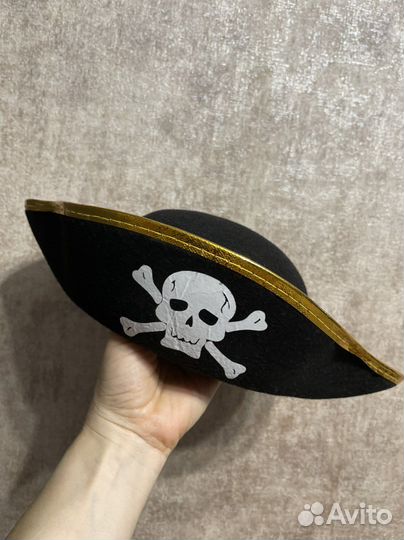 Детская пиратская шляпа