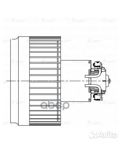 Мотор отопителя volvo S60/S80/XC70/XC90 LFH 109
