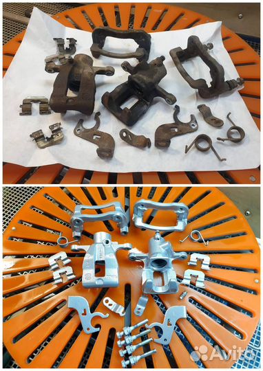 Очистка и ремонт суппортов