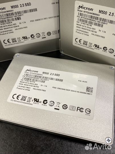 Диски ssd диск MLC micron m500 960 gb