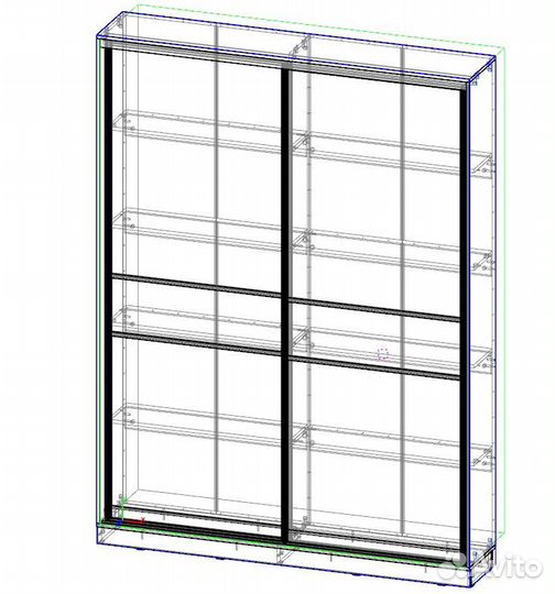 Встроенный шкаф купе на заказ