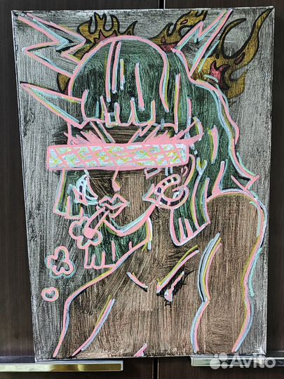 Картина акрилом на холсте на подрамнике 25 x 35 см