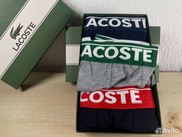 Трусы мужские боксеры lacoste