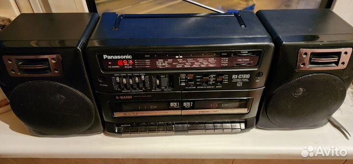 Стерео магнитола Panasonic RX-CT810 Bluetooth&акб