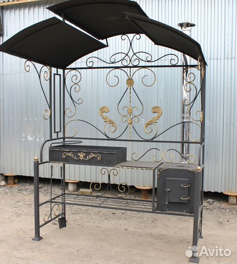 Мангал-беседка loft