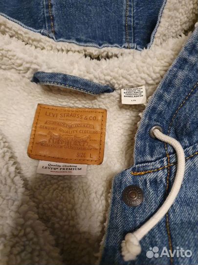 Мужская джинсовая куртка Levis Jean Jacket Sherpa