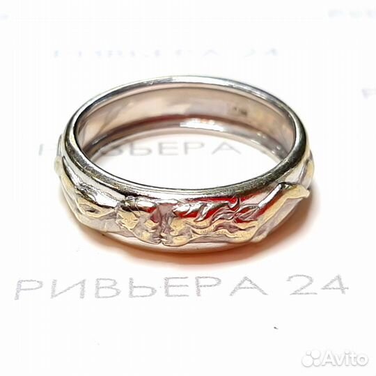 Золотое кольцо Carrera y Carrera 750 пробы 7.21 грамм